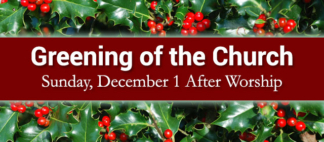 Greening of the Church Web Banner