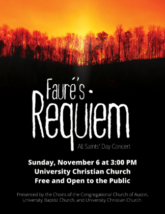 Requiem Concert Flyer